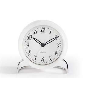Arne Jacobsen, LK bordur hvid/hvid  11 cm, alarm