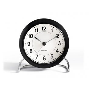 Arne Jacobsen, Station bordur sort/hvid  11 cm