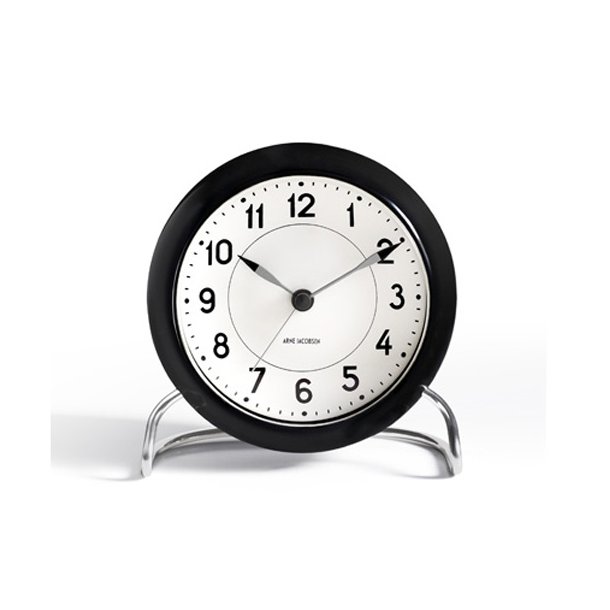 Arne Jacobsen, Station bordur sort/hvid  11 cm