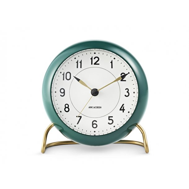 Arne Jacobsen, Station bordur grn/hvid  11 cm, alarm