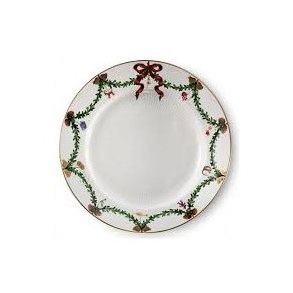 Royal Copenhagen. Stjerne Riflet Jul. Tallerken 27 cm.