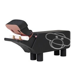 Kay Bojesen, Flodhest, sortmalet