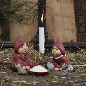 Etly Klarborg, Bette Knud og Inger + Grd og 2 mus