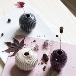 Khler Hammershi vase miniature 3-pak hvid