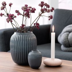 Khler Hammershi vase lille antracitgr