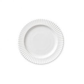 Lyngby by Hilfling, Tallerken Hvid, 20 cm