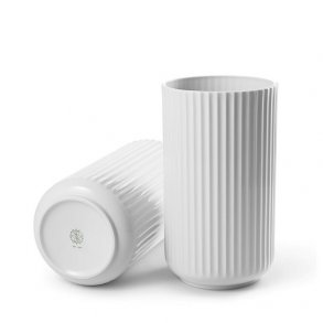 Lyngby Porcelæn, Vase Hvid, 25cm