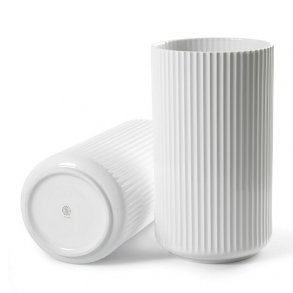 Lyngby Porcelæn, Vase Hvid, 38cm