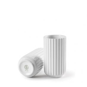 Lyngby Porceln, Vase Hvid, 12cm