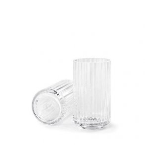 Lyngby Porcelæn, Glas Vase Klar, 12cm