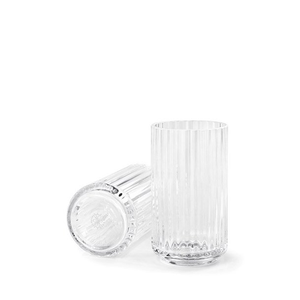 Lyngby Porcel&aelig;n, Glas Vase Klar, 12cm