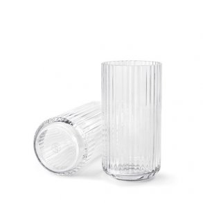 Lyngby Porceln, Glas Vase Klar, 20cm