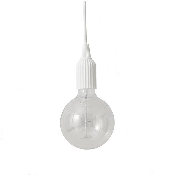 Lyngby Porceln, LP Fitting #01, 230V, Hvid