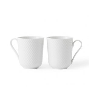 Lyngby Porcelæn, Rhombe krus 2stk, 33cl