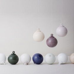 Lyngby Porceln, Rhombe kugle, Lys pink
