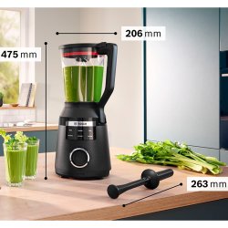 Blender - Vitapower - Serie 6 - MMB6654B - Sort - Bosch