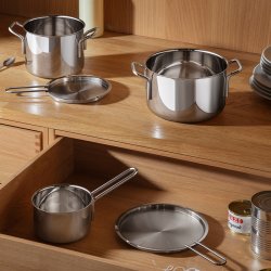 Tallerkenl�g - St�l - 20cm - Eva Trio 