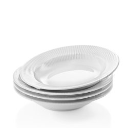 Dyb Tallerken - Legio Nova - Hvid - 22cm - Eva Trio