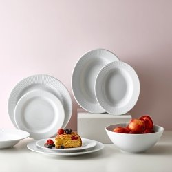 Middagstallerken - Legio Nova - Hvid - 28cm - Eva Trio