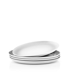 Tallerken - Legio Nova - Hvid - 24,5cm - Eva Trio