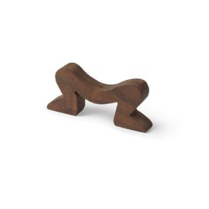 Kay Bojesen. Gravhund ben med logo. Valnd