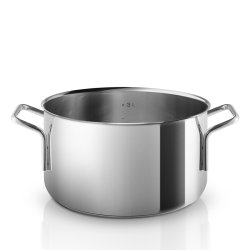 Grydes�t - 4stk - U/Bel�gning - Rustfrit St�l - 1,8L/2,2L/3,6L/4,8L - Eva Trio