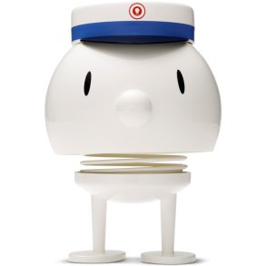 Hoptimist Bumble - Bl� Student - 10,3cm - Hvid