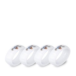 Hammersh�i Servietringe - Julsestel - 4stk - K�hler 