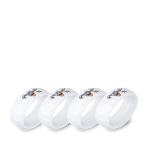 Hammersh�i Servietringe - Julsestel - 4stk - K�hler 