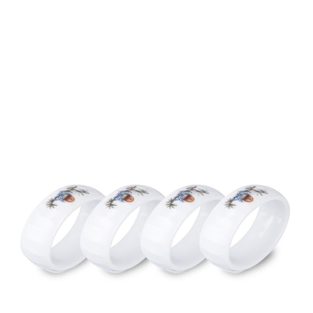 Hammersh�i Servietringe - Julsestel - 4stk - K�hler 