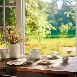 Hammersh�i Tallerken - Summer - Forglemmigej - 22cm - K�hler