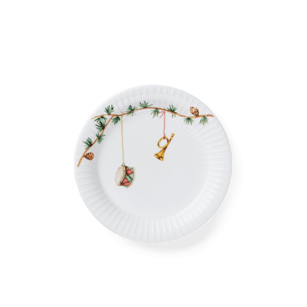 Hammersh�i Tallerken - Julestel - 19cm - K�hler  