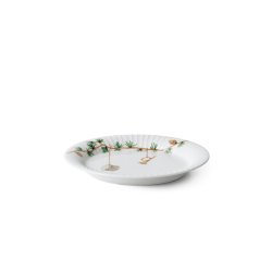Hammersh�i Tallerken - Julestel - 19cm - K�hler  
