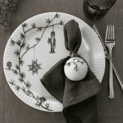 Hammersh�i Tallerken - Julestel - 27cm - K�hler 
