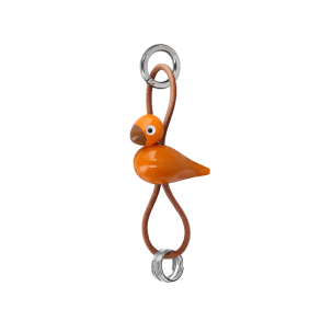 Fugle N�glering - Orange - 4,5cm - kay Bojesen
