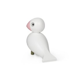 Sangfugl Love - Hvid/Rosa - 15,5cm - Kay Bojesen 