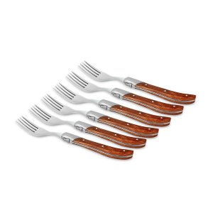 Steakgafler - 6stk - Rosenwood - Laguiole By HAWS