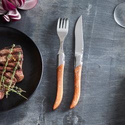 Steakgafler - 6stk - Rosenwood - Laguiole By HAWS