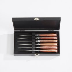 Steakknive - 6stk - Rosenwood - Laguiole By HAWS