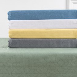 Lotus Dug - Bl� - 140x320cm - Nordisk Tekstil