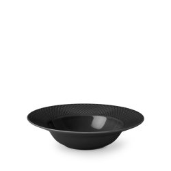Dyb Tallerken Rhombe - Earth - 24,5cm - Slate - Lyngby