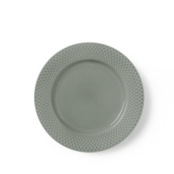 Tallerken Rhombe - Earth - 21cm - Moss - Lyngby