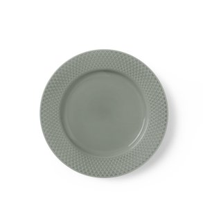 Tallerken Rhombe - Earth - 21cm - Moss - Lyngby