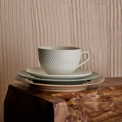Tallerken Rhombe - Earth - 21cm - Moss - Lyngby