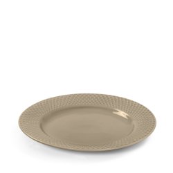Tallerken Rhombe - Earth - 23cm - Clay - Lyngby