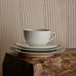 Tallerken Rhombe - Earth - 23cm - Clay - Lyngby