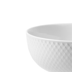 Sk�l Rhombe - 15,5cm - Hvid - Lyngby