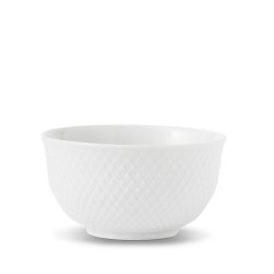 Serveringssk�l Rhombe - 17,5cm - Hvid - Lyngby