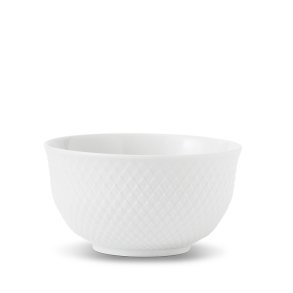 Serveringssk�l Rhombe - 17,5cm - Hvid - Lyngby