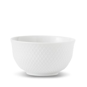 Serveringssk�l Rhombe - 22cm - Hvid - Lyngby